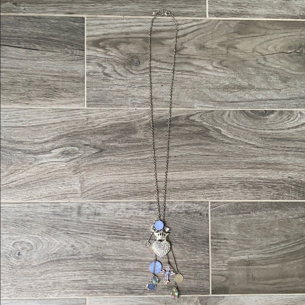 New Guess Necklace Heart Key